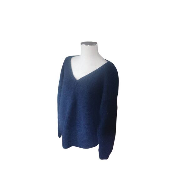 Hand made in napal 100% wool large extra large vee neck oversized sweater - Picture 1 of 3